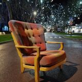 Bench seat and armchair of Guillerme and Chambron