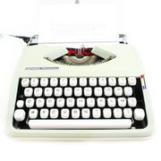 Grey Sage baby hermes typewriter