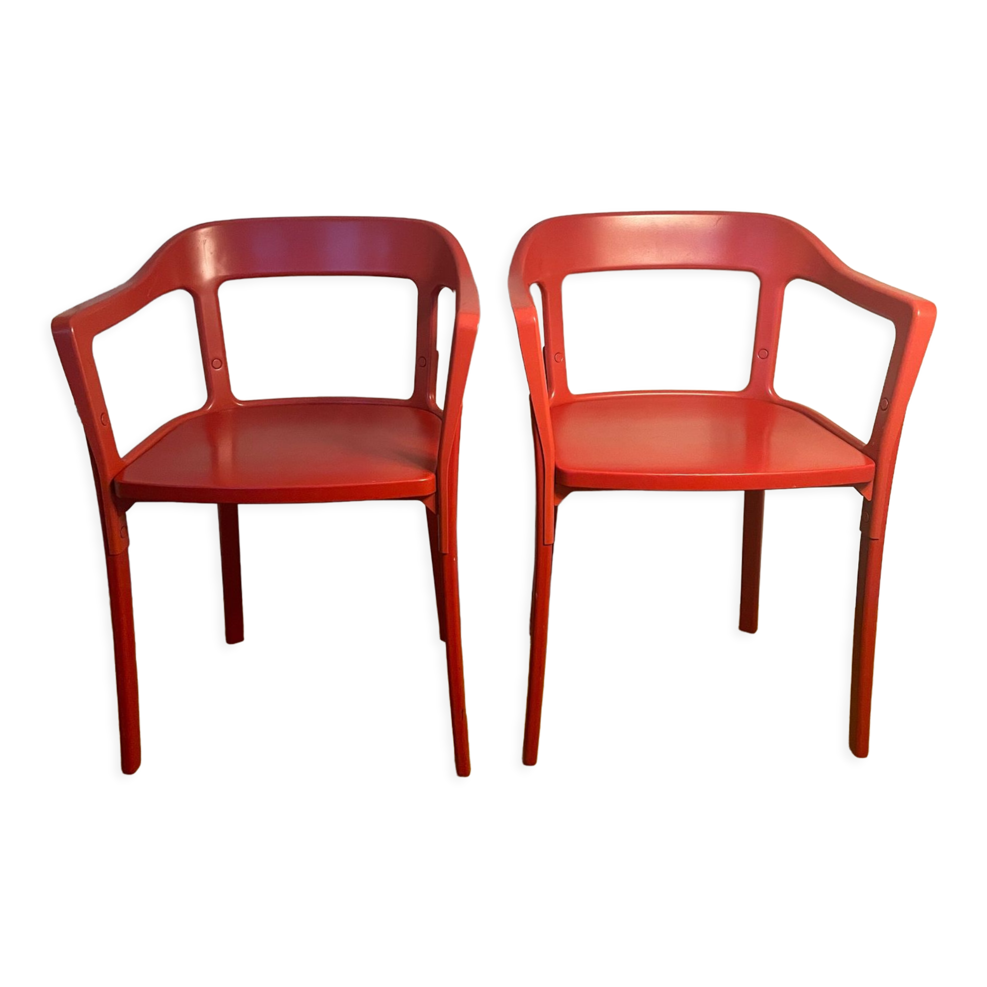 Paire de chaises Steelwood des frères Bouroullec