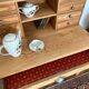 Magnificent Art Deco style secretary desk in old wood