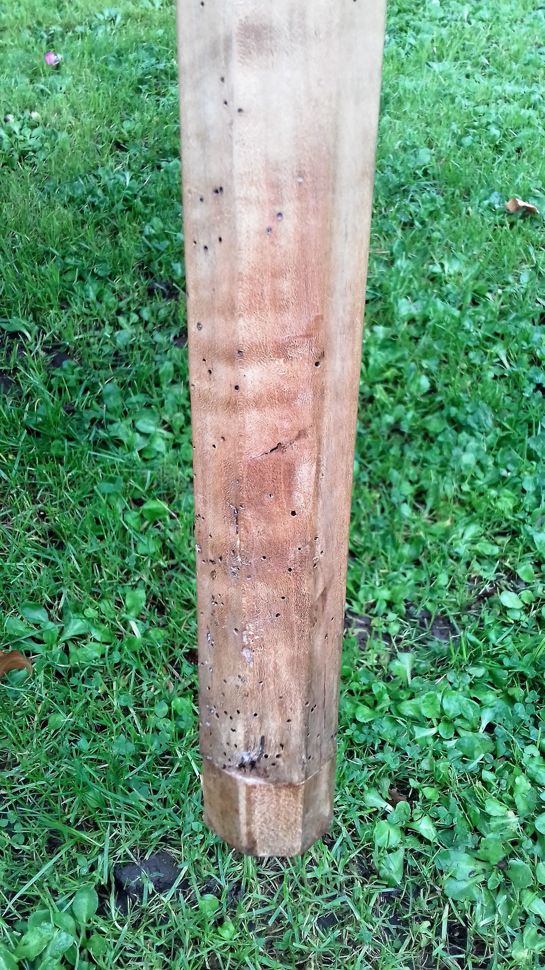 Old table in solid cherrywood 2 drawers