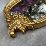 Vintage gold mirror 32 X 18cm