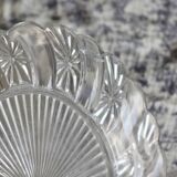 Vintage pressed glass cheese bell