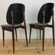 Chaise Pégase par Baumann noire
