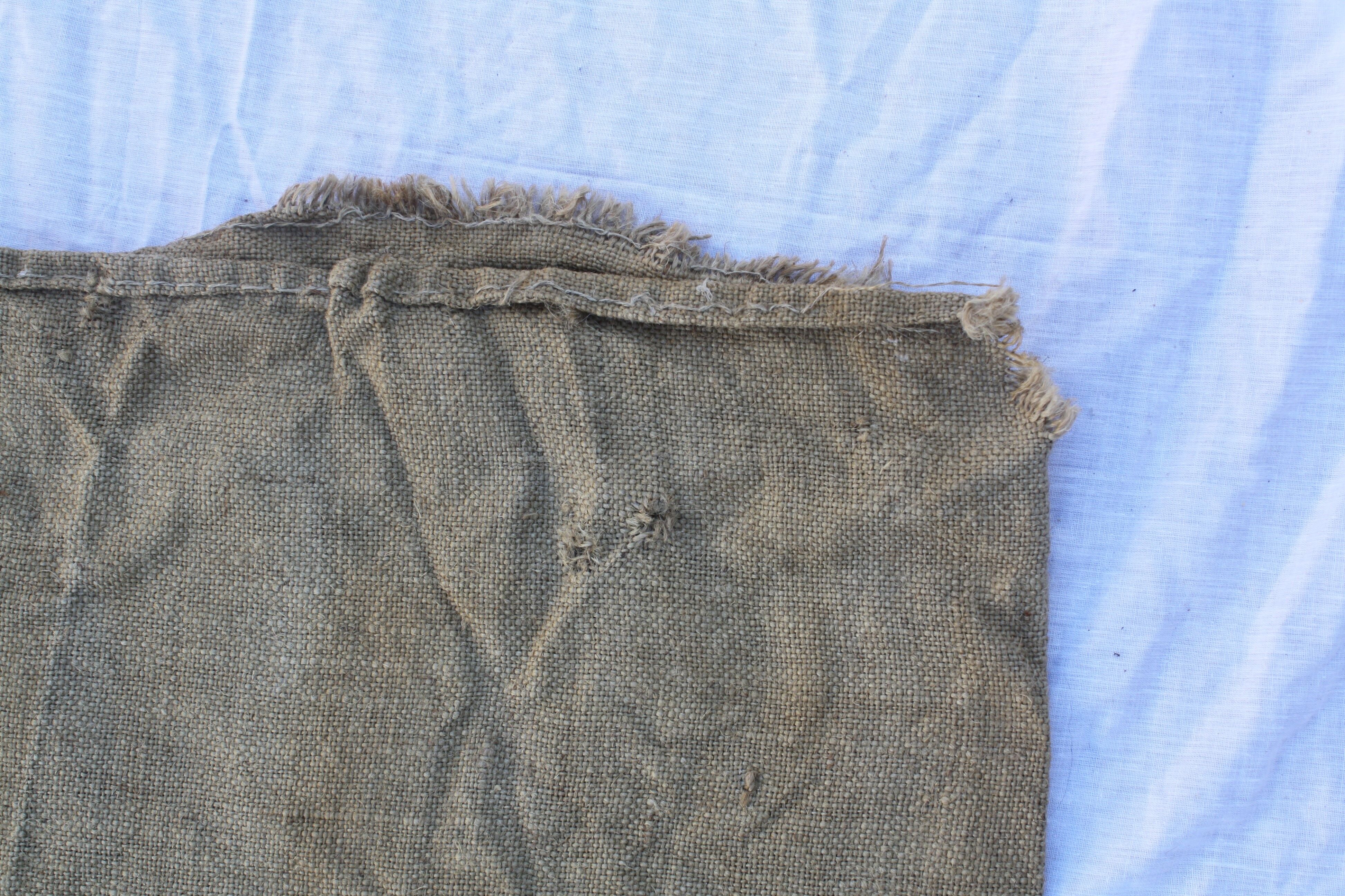 Bag burlap former Holy brothers