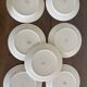 Vintage Longchamp France service – 18 graphic plates from the 1950s.