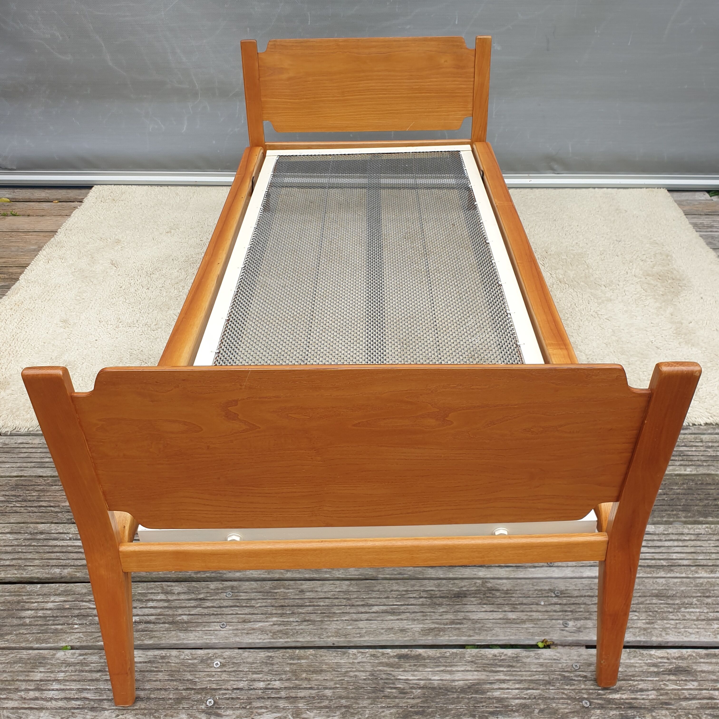 Bow Wood bed 190x80 Daybed Steiner 1950