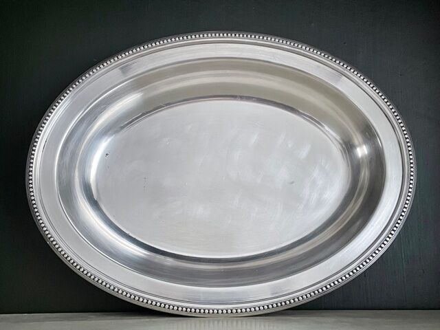 Dish Christofle vegetable silver metal