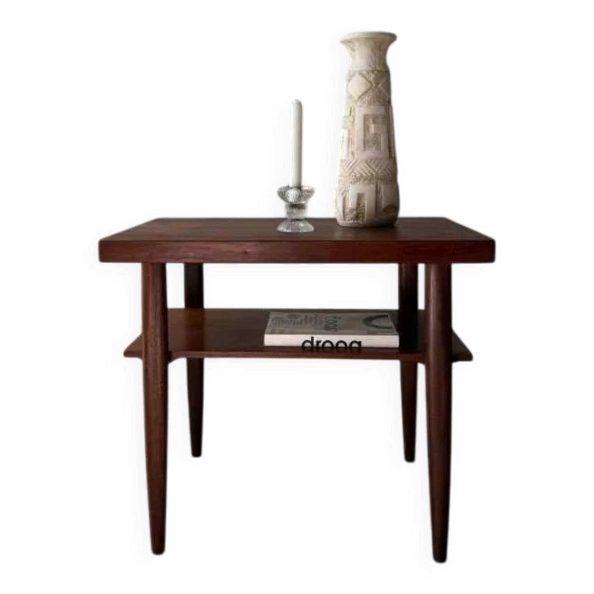 Vintage teak reading table Opal from the 1960s.
