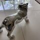 Statuette dog silver bulldog