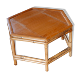 Tables basse en bambou années 60