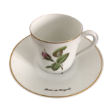 Old coffee cup with saucer / pettie plate