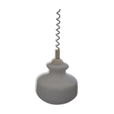 Vintage up-down suspension, opaline glass, adjustment mechanism - year 1970