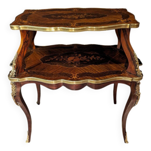 table à Thé Marquetée