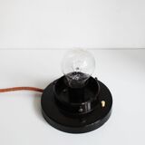 Lampe Bakélite fonctionnelle originale des années 1930 – Lumière de table ou murale