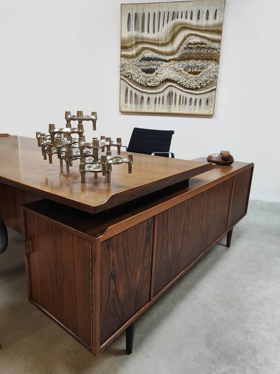 Rare vintage design executive desk Arne Vodder for Sibast model 209