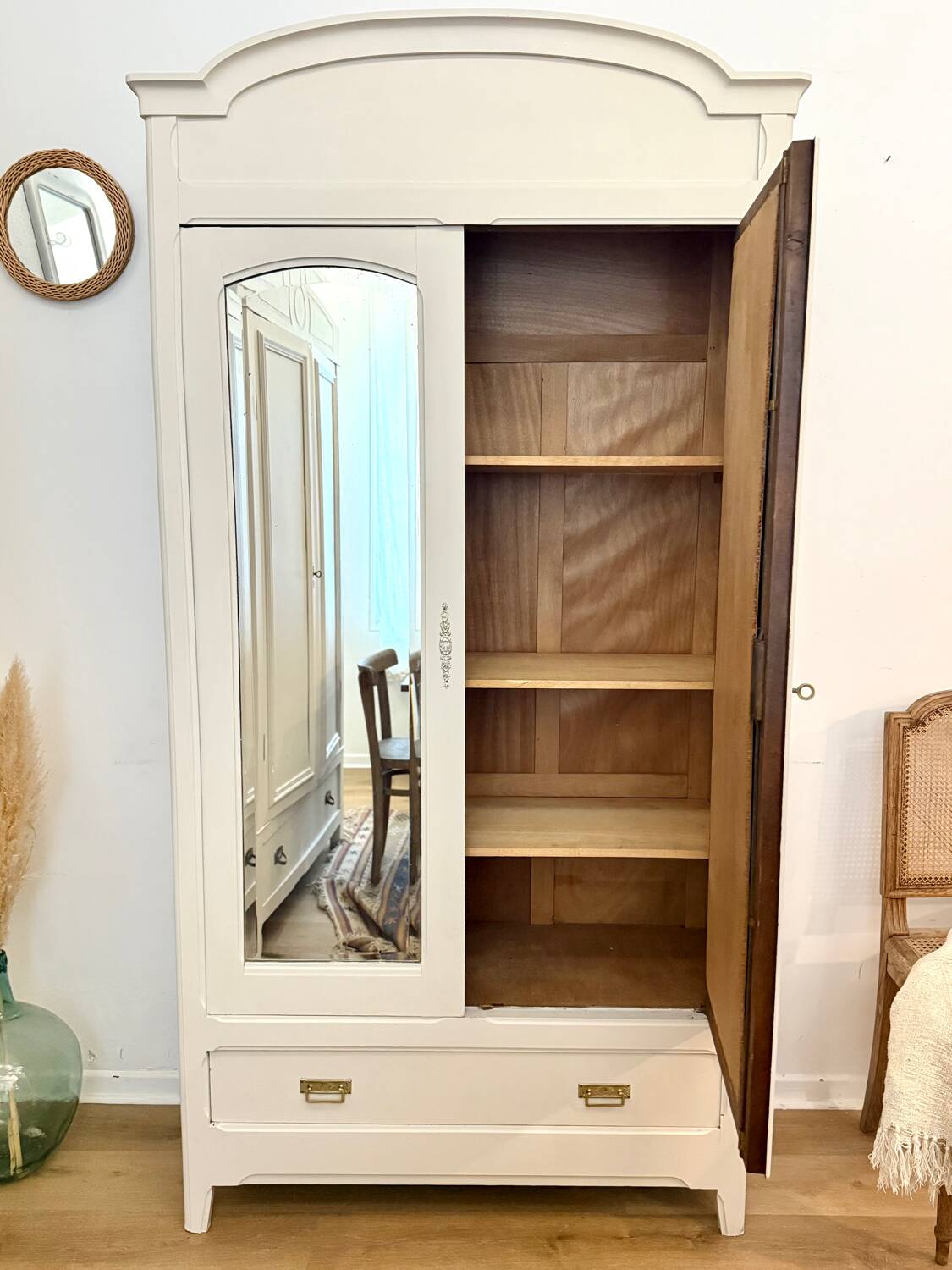 Parisian mirrored wardrobe