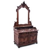 Antique dressing table, circa 1890, France