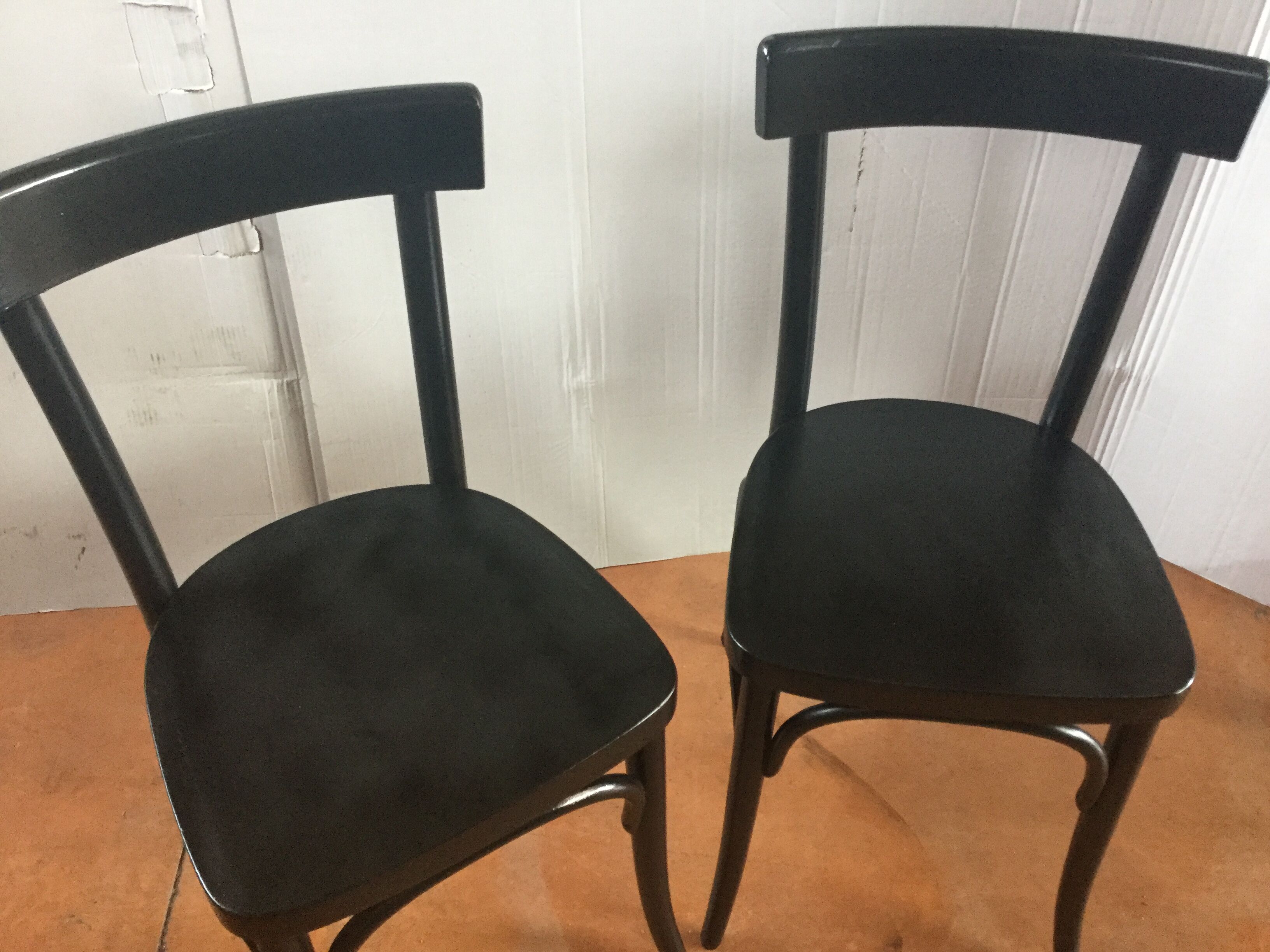 Pair of bistro chairs