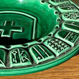 Swiss coat of arms earthenware empty pocket