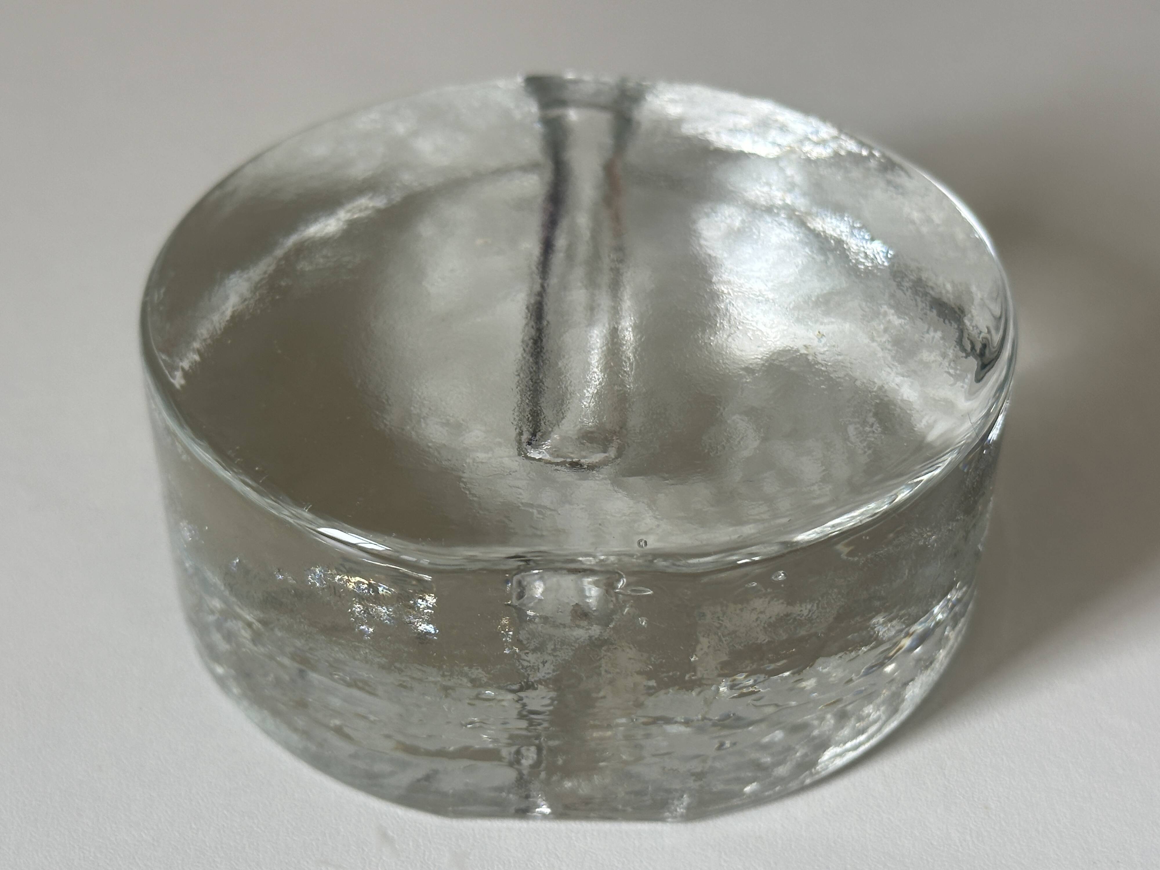 Walter glass vintage soliflore vase from the 70s