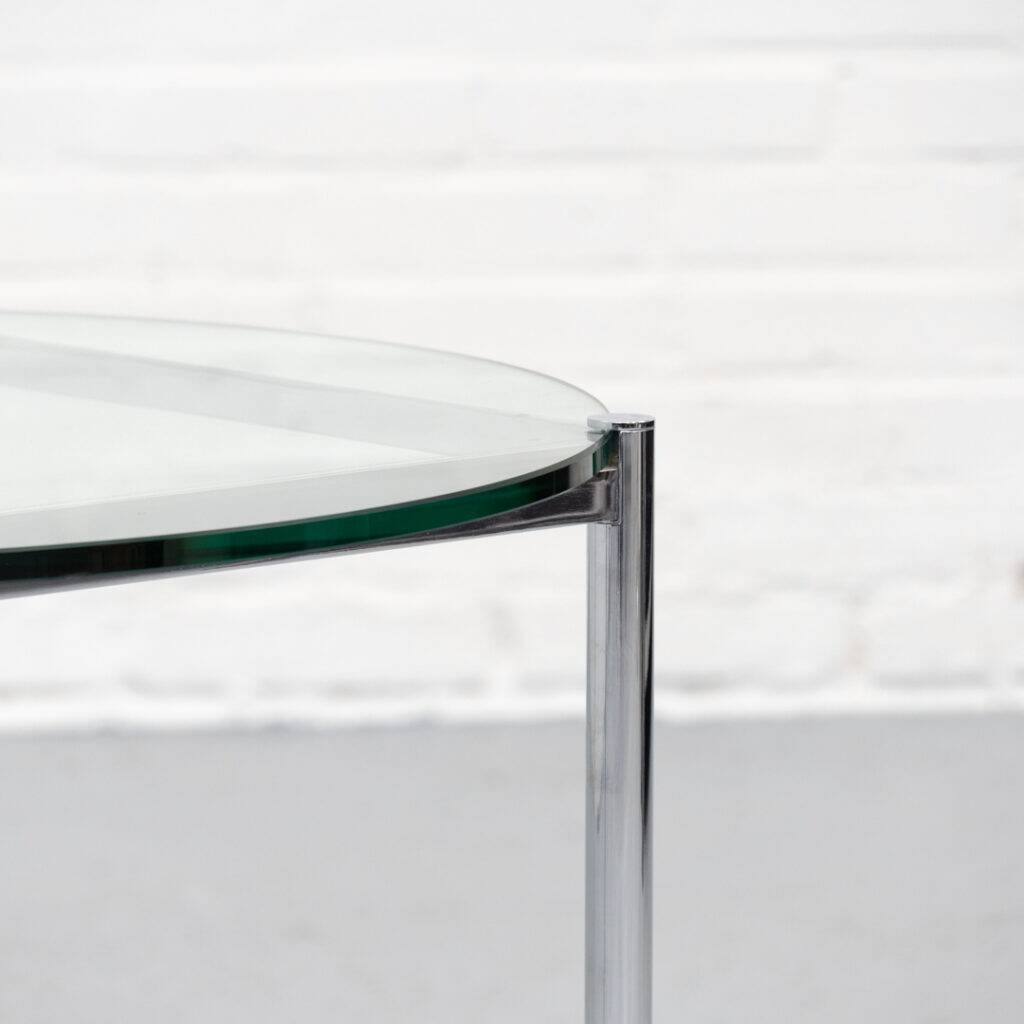MR coffee table Mies van der Rohe for Knoll, 1980s