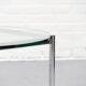 MR coffee table Mies van der Rohe for Knoll, 1980s