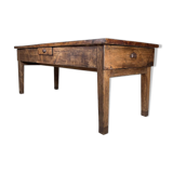 Ancient wooden monastery table, France