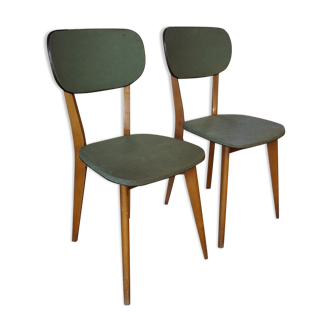 Paire de chaise vintage