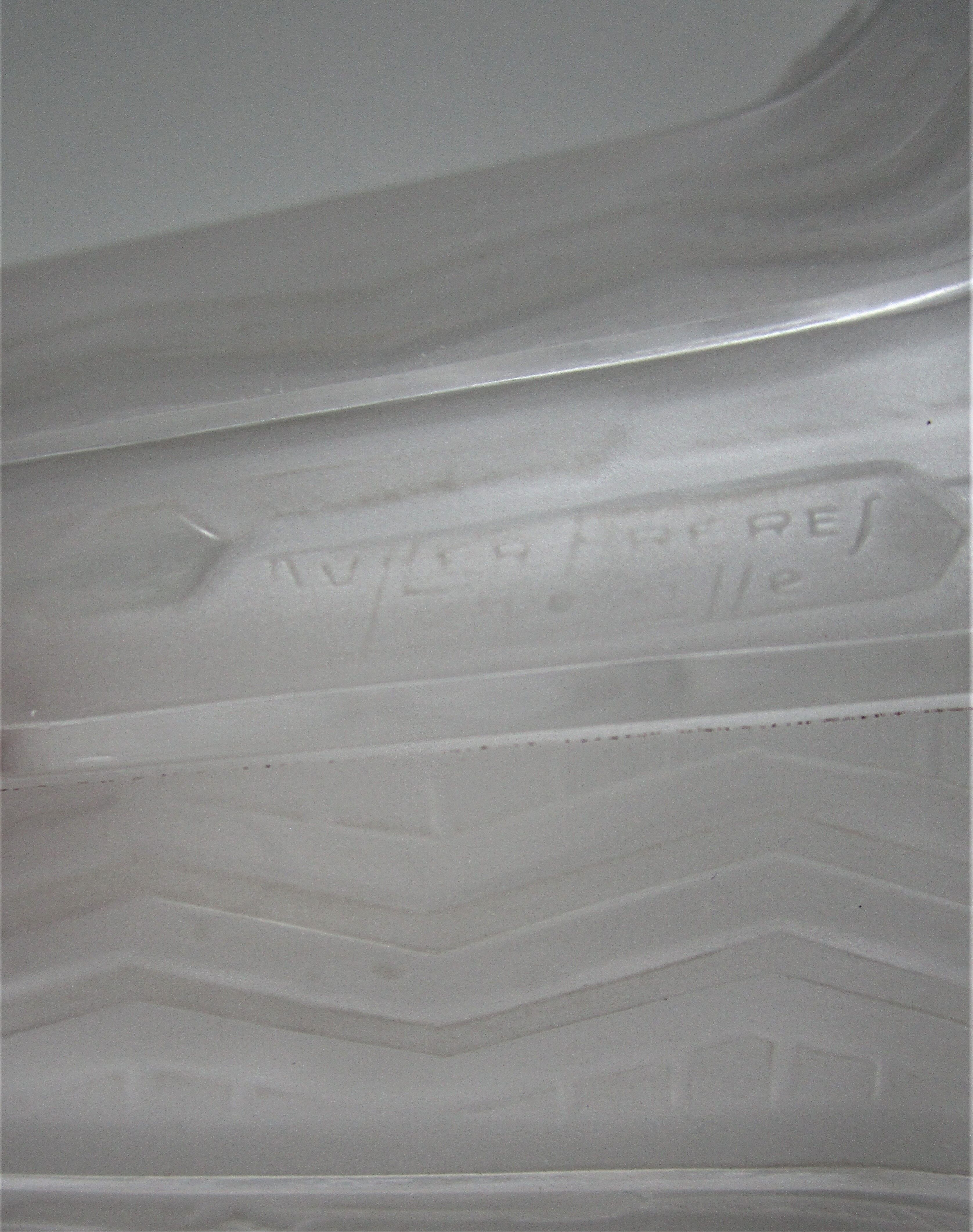 Tulip molded glass Muller brothers Lunéville Art Deco