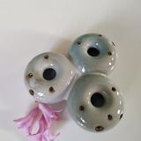 Vase pique flower signed