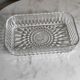 Molded glass ramekin / butter dish
