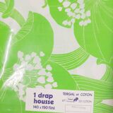 Ensemble de draps doubles des années 1970