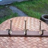 Wall coat rack with 5 hooks