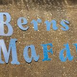 Lot of letters of sign