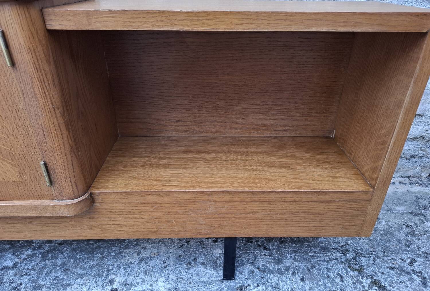 Low oak sideboard