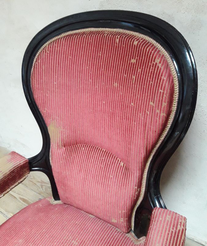 Voltaire armchair with rack and pinion XIX°
