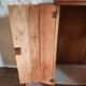 Art-deco buffet in raw oak