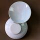 Small covered Chinese porcelain dish, Wan Shou decoration, 1970s-80s.