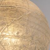 Large Murano ball pendant light by Doria, Germany, 1970s.