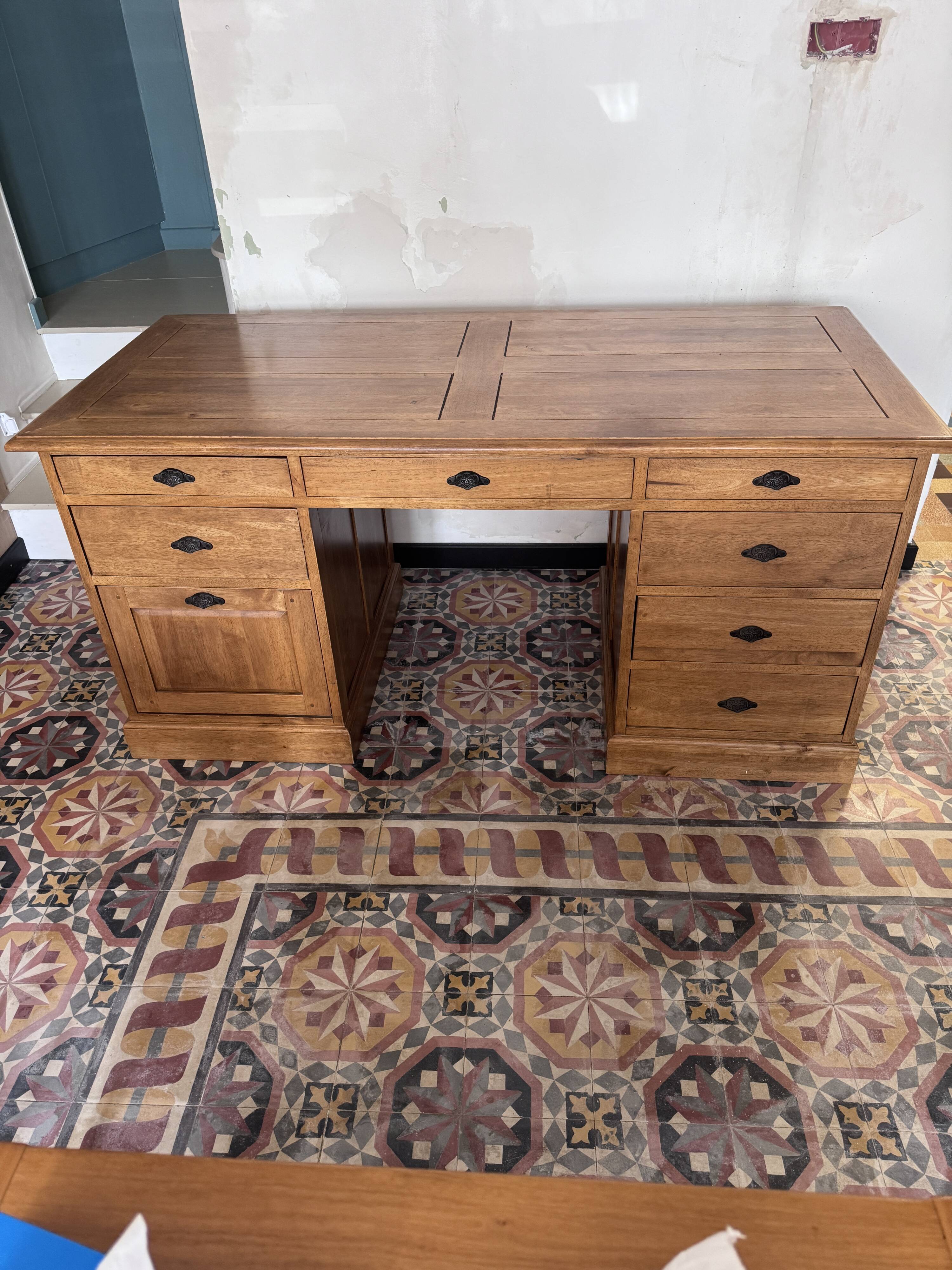 Bureau bois exotique