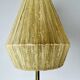 Model 332 Table Lamp In Brass And Natural Fibre By Eae, Sweden 1950S