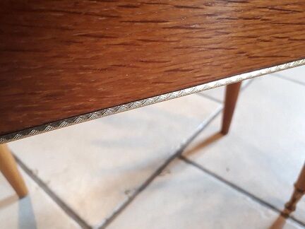 Bedside 60s blond wood