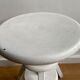 Tabouret d'architecte à vis en bois blanc