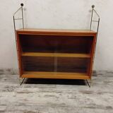 Vintage display cabinet, hanging shelf