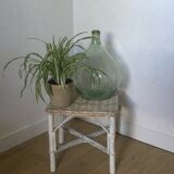 Rattan side table