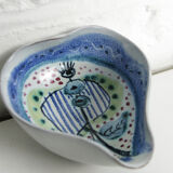 Ceramic cut by Jane Wahlstedt & Nils Larsson, Janikeramik, Sweden, 1950-60s