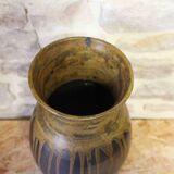 Large glazed stoneware vase Lucien Arnaud Saint-Amand-en-Puisaye