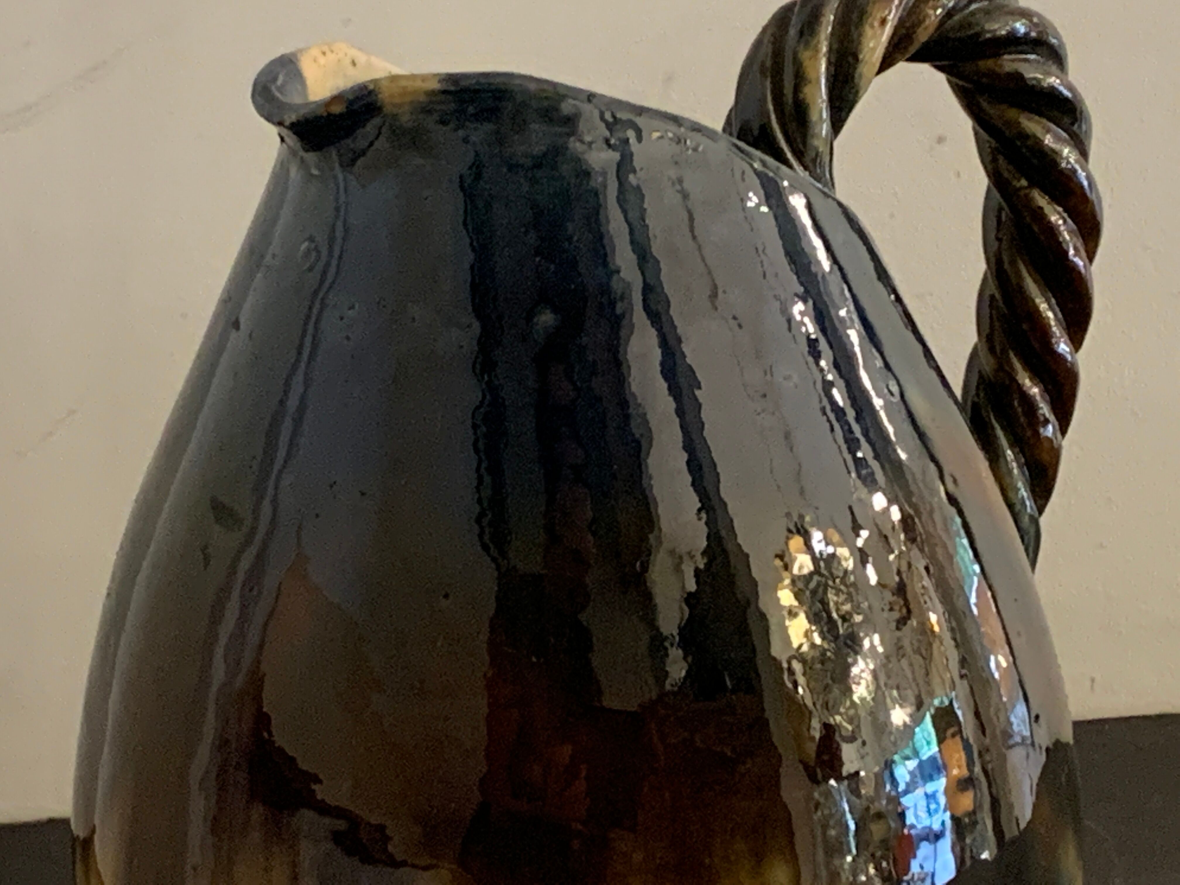 Ceramic pitcher, FPP Vallauris, 1960