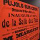 Poster "Inauguration Holiday Hall" - Pujols-sur-Ciron - 1935